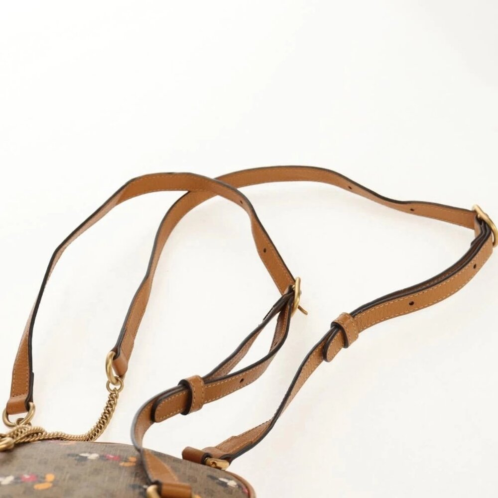 GUCCI Micro GG Supreme Disney Mini Backpack PVC Beige Gold 603730 Auth am9564M - Picture 11 of 15